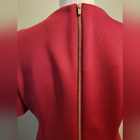 Burgundy Calvin Klein Dress Size 12 Party Wedding Guest Mom of Bride E4 - Picture 5 of 8